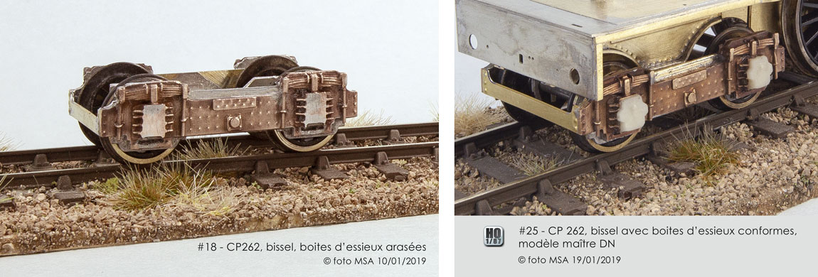 #18 - #25 - BOGIE / BISSEL CP 262