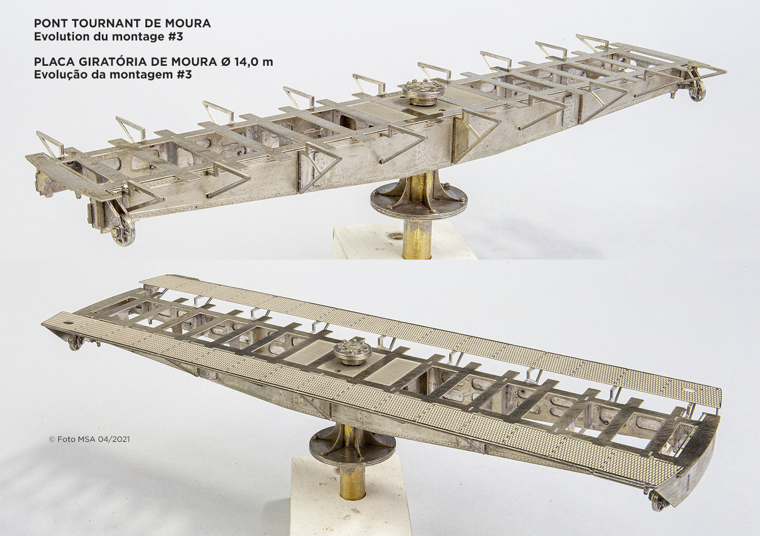 Montage du pont tournant de Moura #3