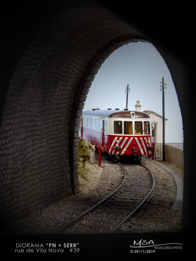 Nohab à l'entrée du tunnel