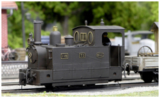 Locomotive à vapeur des Tramways de la Sarthe. Type 030 Blanc-Misseron - échelle HOm - Kit GECOMODEL