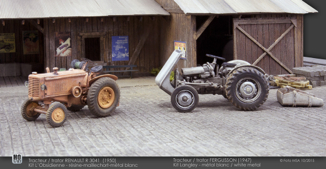 Renault (1950) et Fergusson (1947)
