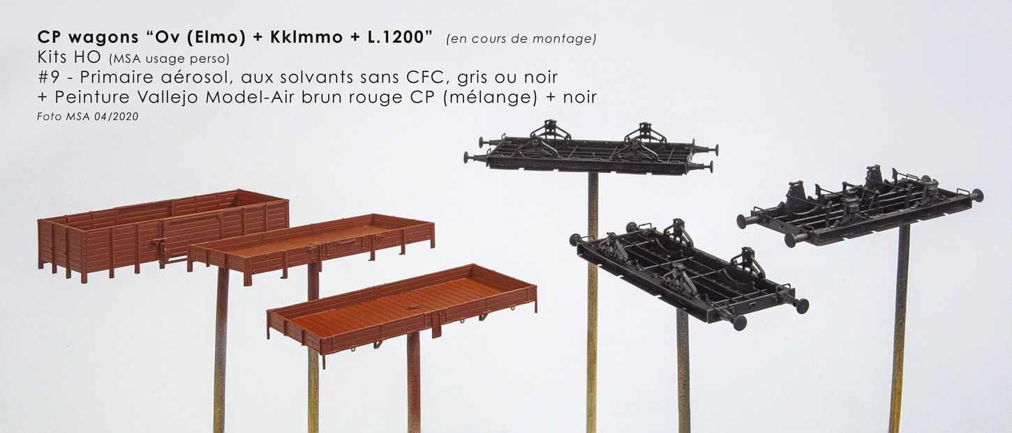 CP wagons “Ov (Elmo) + Kklmmo + L.1200 