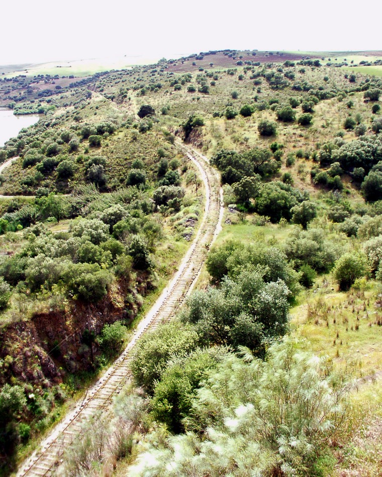 La voie en direction de Beja. (msa)