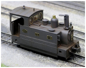 Locomotive à vapeur des Tramways de la Sarthe<br />Type 030 Blanc-Misseron - échelle HOm<br />Kit GECOMODEL