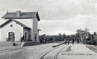 Saint Benoit du Sault, la gare 
